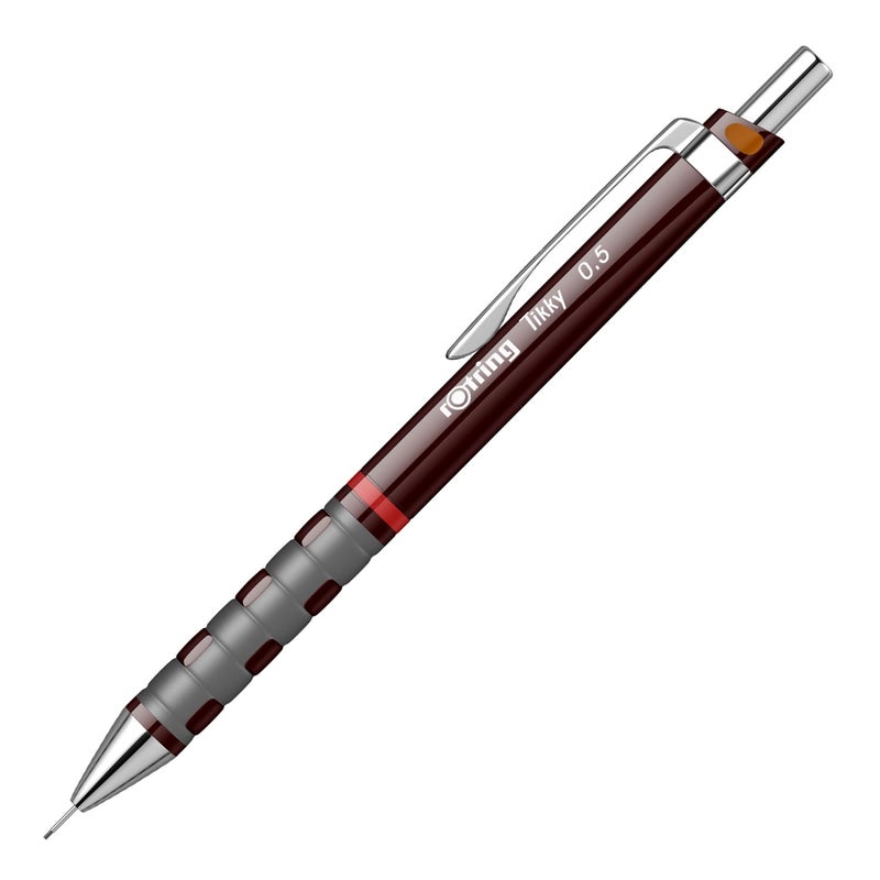 rOtring Tikky Mechanical Pencil, 0.5 mm, Burgundy, Single (1904691) - Image 4